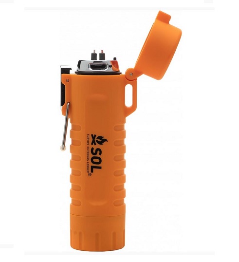 Survive Outdoors Longer SOL Fire Lite Fuel-Free Lighter, Orange