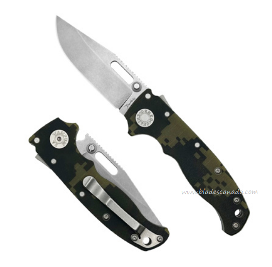 Demko AD20.5 Folding Knife, S35VN Clip Point, G10 Camo