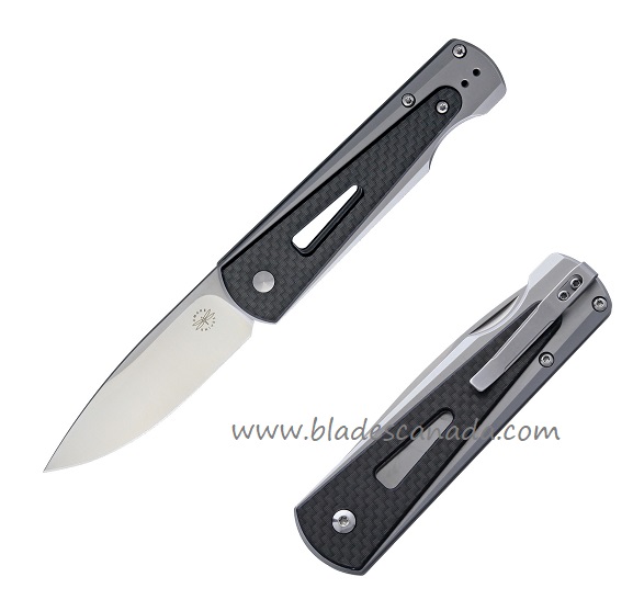 Amare Paragon Folding Knife, N690, G10/CF, AMR201811