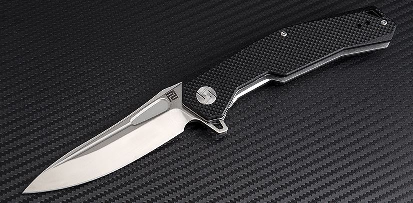 Artisan Cutlery Zumwalt Flipper Folding Knife, D2, G10 Black, ATZ1808PBKF