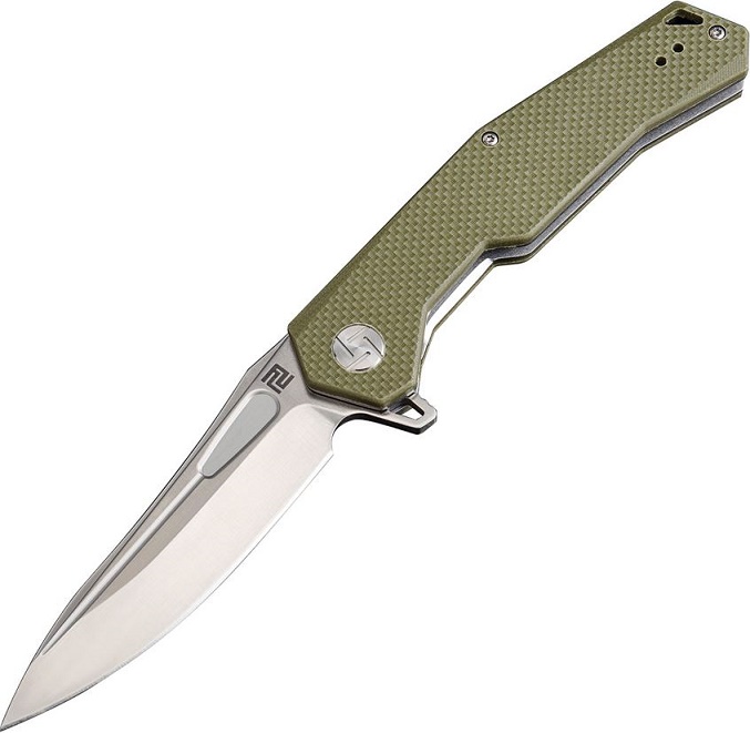 Artisan Cutlery Zumwalt Flipper Folding Knife, D2, G10 Green, ATZ1808PGNF