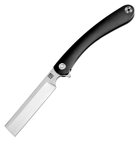Artisan Cutlery Orthodox Flipper Framelock Knife, M390, Titanium Black, 1817GBKM - Click Image to Close