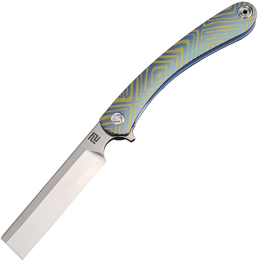 Artisan Cutlery Orthodox Flipper Framelock Knife, S35VN, Titanium, ATZ1817GBU03