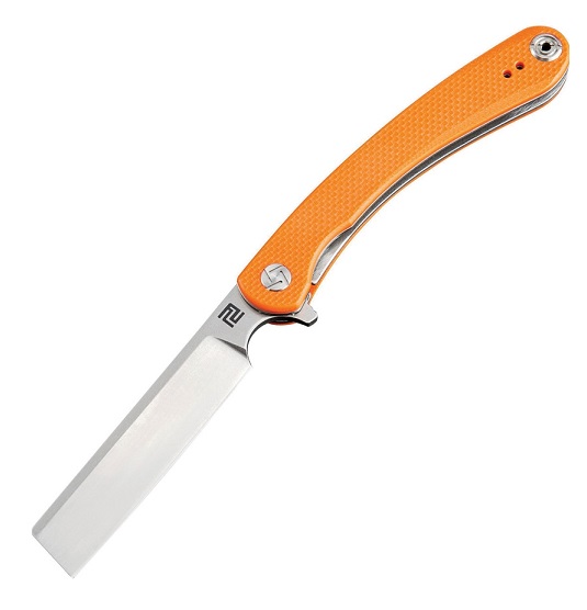 Artisan Cutlery Orthodox Flipper Folding Knife, D2, G10 Orange, ATZ1817POEF