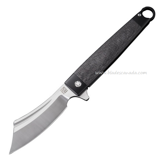 Artisan Cutlery Cutlass Flipper Framelock Knife, S35VN, Titanium/CF, ATZ1830GBKS