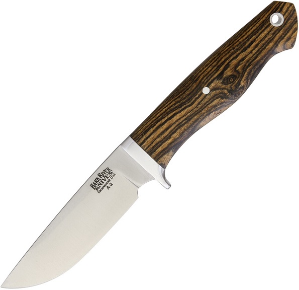 Bark River Fieldsman Fixed Blade Knife, A-2 Steel, Bocote Wood, BA2012WB