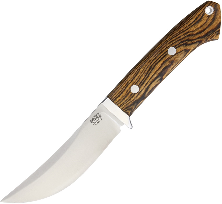 Bark River Classic Trailing Point Hunter Fixed Blade Knife, CPM 154, Bocote Wood, BA2145WB