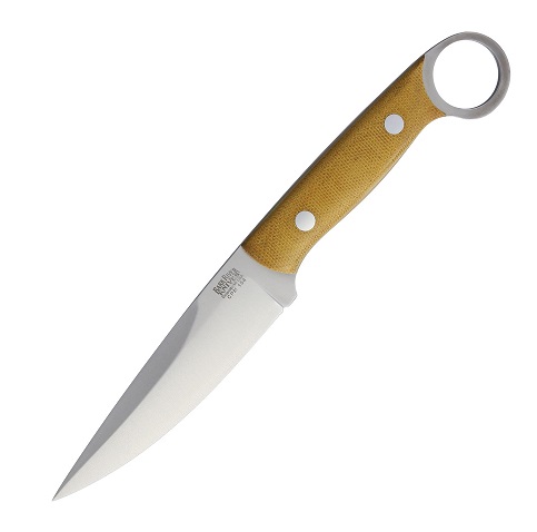 Bark River Donnybrook Fixed Blade Knife, CPM 154, Micarta Natural, BA7055MNC
