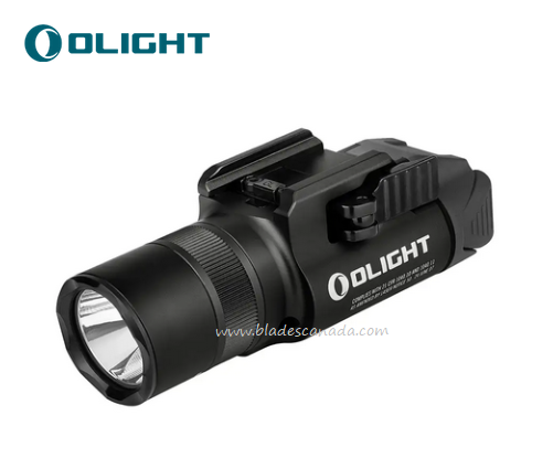 Olight Baldr R Pro Rail Mount Tactical Flashlight, GL Beam, Black - 1,350 Lumens