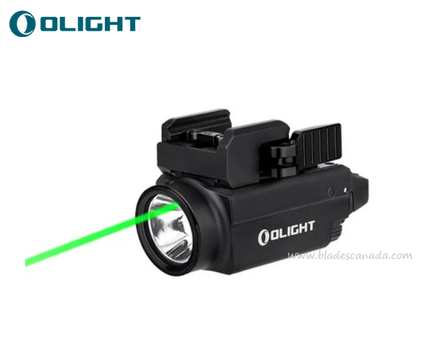 Olight Baldr S Tactical Light w/ Green Laser, Black - 800 Lumens