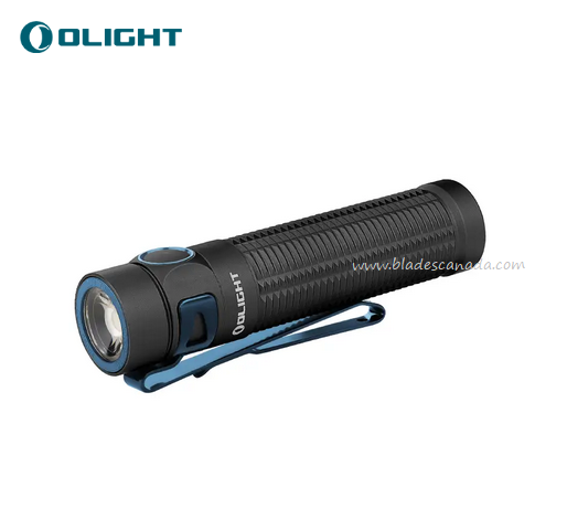 Olight Baton 3 Pro Rechargeable Flashlight, Neutral White, Black - 1,500 Lumens