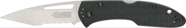 Blackhawk BHB40 Folding Knife, Black Handle, BB154011SL