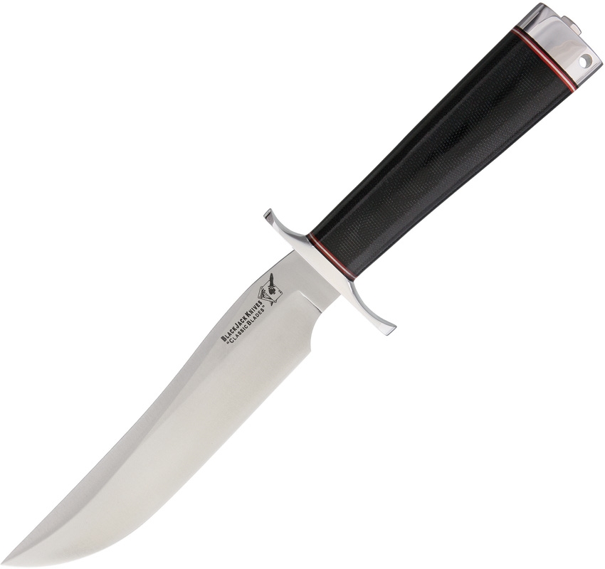 Blackjack Classic Model 3 Fixed Blade Knife, A2, Micarta Black, 37BM