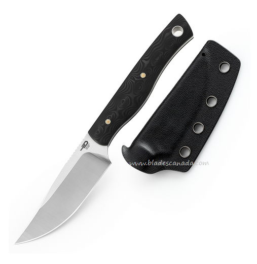 Bestech Heidi Blacksmith#1 Fixed Blade Knife, D2, Carbon Fiber, BFK01D
