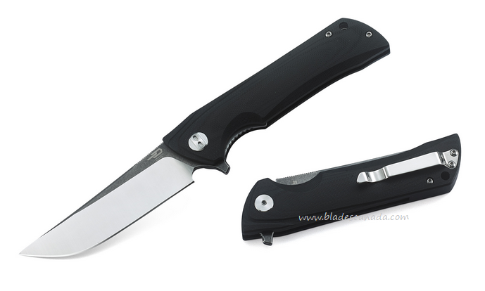 Bestech Paladin Flipper Folding Knife, Two Tone D2 Steel, G10 Black, BG13A-2