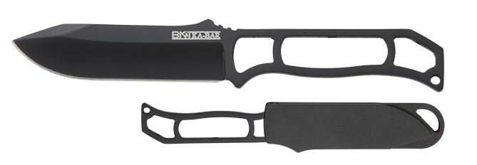 Ka-Bar BK23BP Fixed Blade Skeleton Knife, Clip Point, Hard Sheath