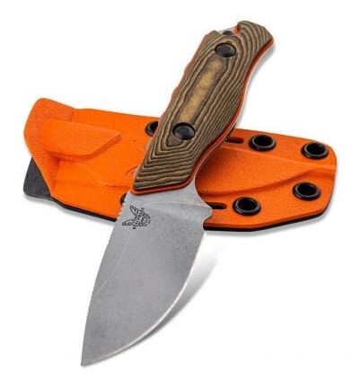 Benchmade Hunt Hidden Canyon Fixed Blade Knife, S90V, G10/Richlite, Boltaron Sheath, BM15017-1