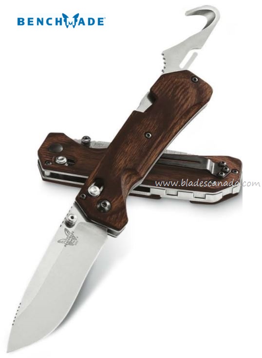 Benchmade Grizzly Creek Folding Knife, S30V, Wood Handle, BM15060-2