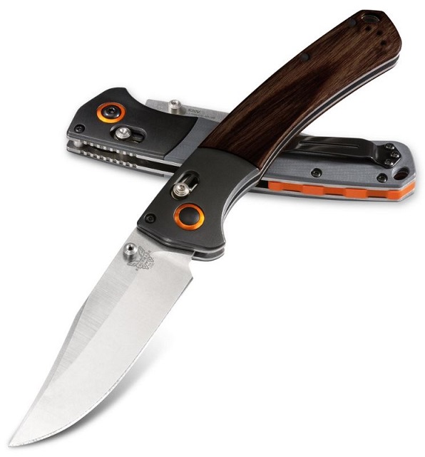 Benchmade Hunt Crooked River Folding Knife, CPM S30V, Dymondood Handle, 15080-2