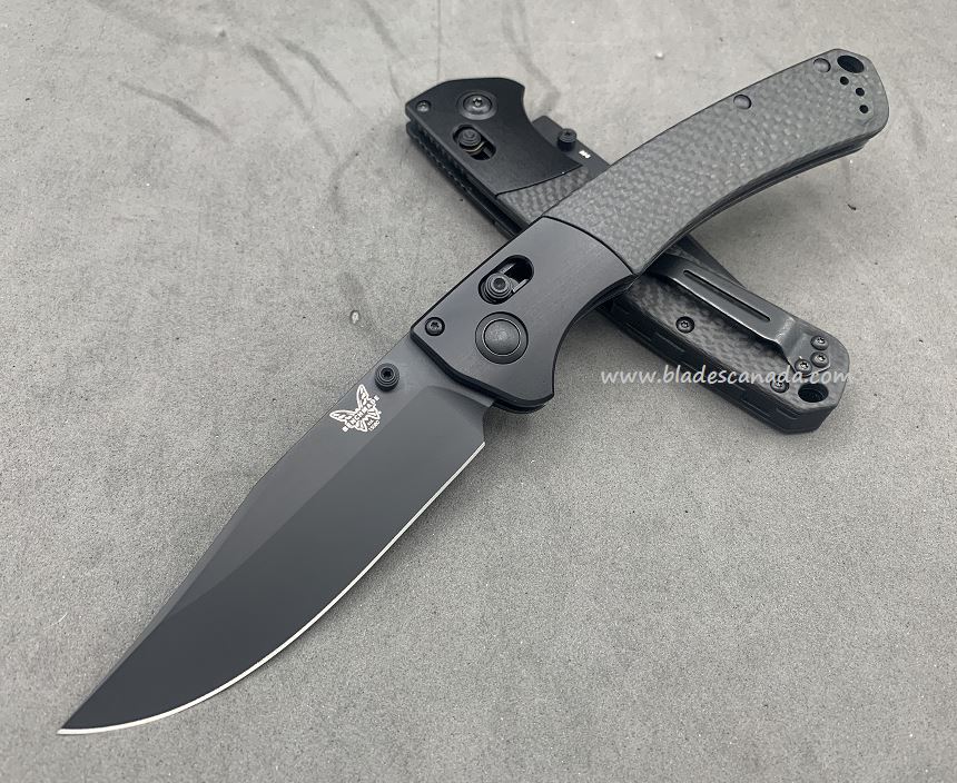 Benchmade Crooked River Folding Knife, M4, Carbon Fiber, 15080CU29