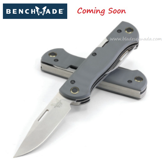 (Coming Soon) Benchmade Weekender Slipjoint Folding Knife, CPM S30V, G10 Grey, BM317