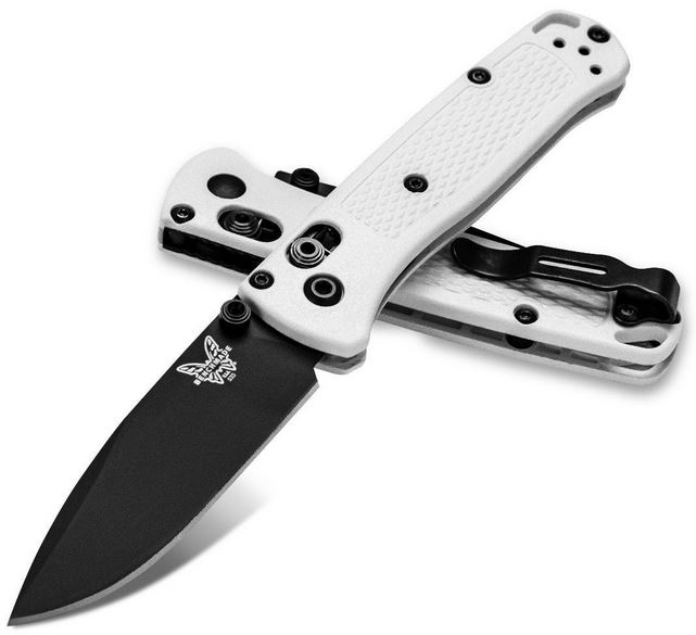 Benchmade Mini Bugout Folding Knife, S30V, White Handle, 533BK-1