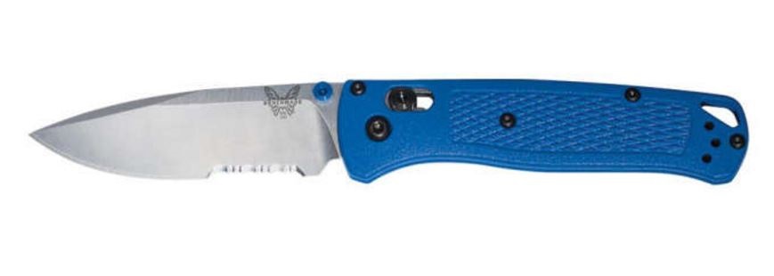 Benchmade Bugout Folding Knife, CPM S30V, Blue Handle, 535S