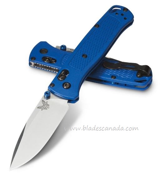 Benchmade Bugout Folding Knife, CPM S30V, Blue Handle, BM535