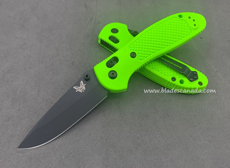 Benchmade Griptilian Pardue Folding Knife, D2 Steel, Neon Green, 551CU4