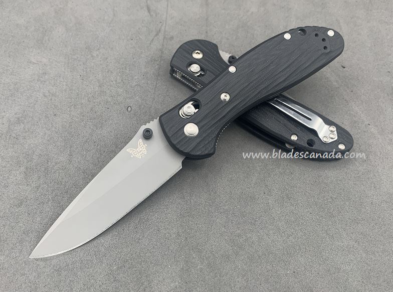 Benchmade Griptilian Pardue Folding Knife, M4 Steel, G10 Black, 551CU6
