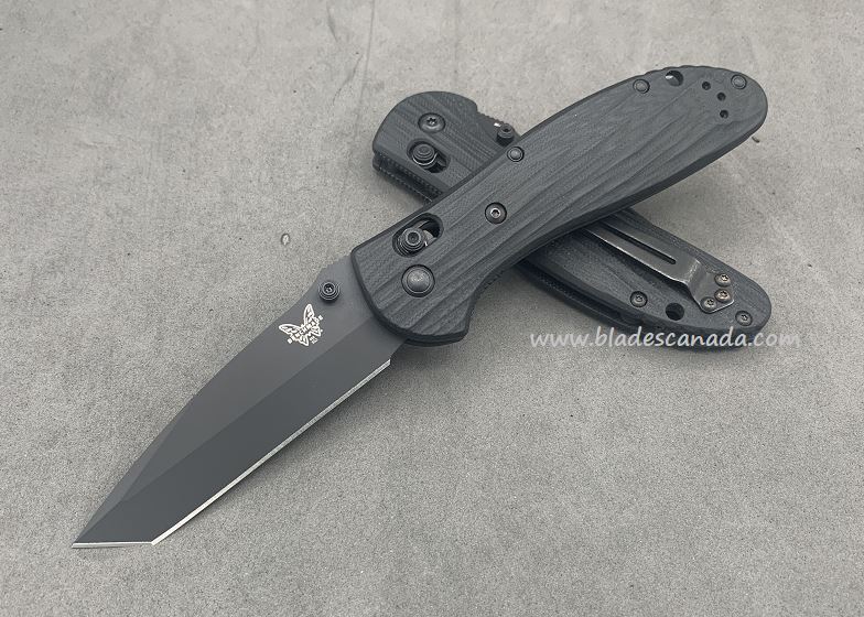 Benchmade Griptilian Pardue Tanto Folding Knife, M4 Steel, G10 Black, BM553CU5