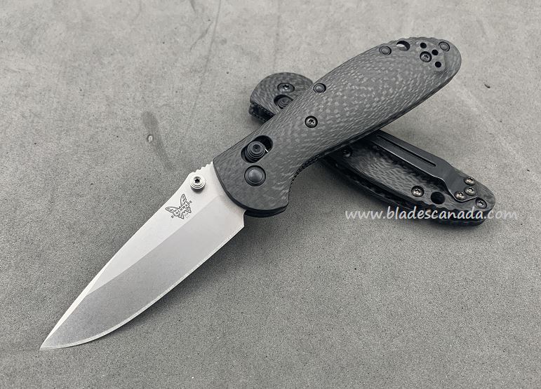 Benchmade Mini Griptilian Pardue Folding Knife, S90V, Carbon Fiber, BM556CU14