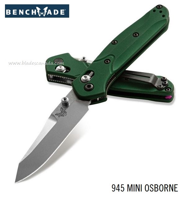 Benchmade Mini 945 Osborne Folding Knife, CPM S30V, Aluminum, BM945