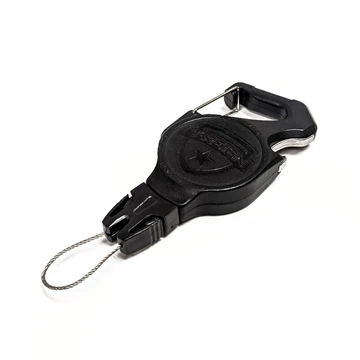 Boomerang Small Retractable Carabiner Gear Tether w/ Bottle Opener 36"