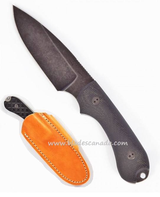 Bradford Guardian 3 Sabre Knife, M390 Nimbus, Black 3D Micarta, 3S-101N-M390