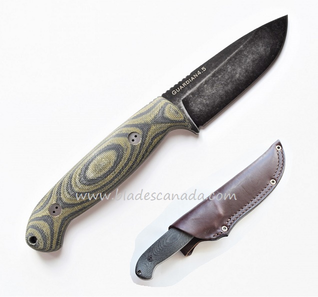 Bradford Guardian 4.5 Sabre Knife, Elmax Nimbus, 3D Camo Micarta, 4.5S-102N-Elmax