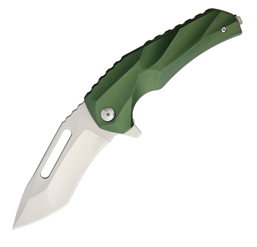 Brous Blades Reloader Flipper Folding Knife, D2 SW, Ltd. Edition Green, BRB186