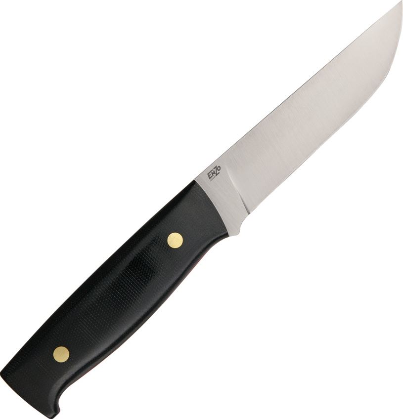 EnZo Badger Fixed Blade Knife, D2 Steel, Micarta Black, BRI2090
