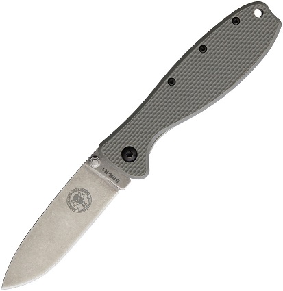 ESEE Zancudo Framelock Folding Knife, AUS 8A, GFN Foliage/Stainless, BRKR1FG - Click Image to Close
