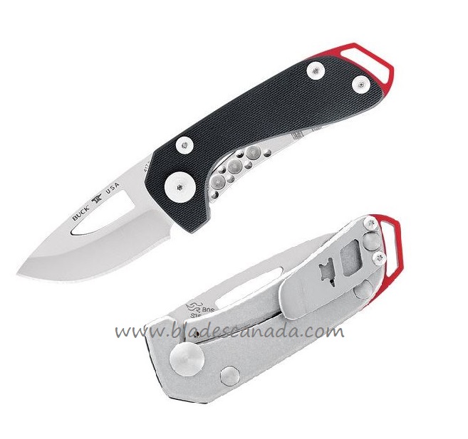 Buck Budgie Folding Knife, S35VN, G10 Black, BU0417BKS