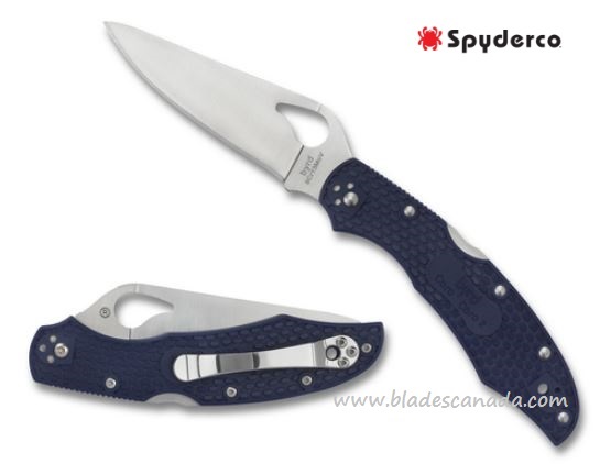 Byrd Cara Cara 2 Folding Knife, FRN Blue, by Spyderco, BY03PBL2