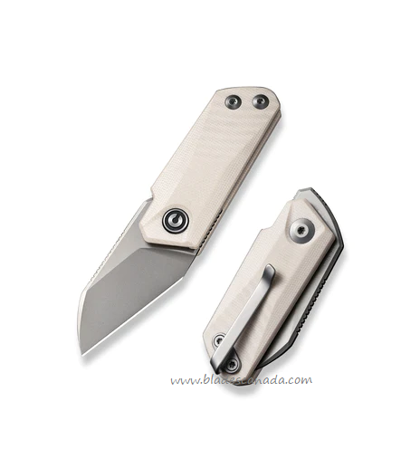 CIVIVI Ki-V Slipjoint Folding Knife, G10 Ivory, C2108C