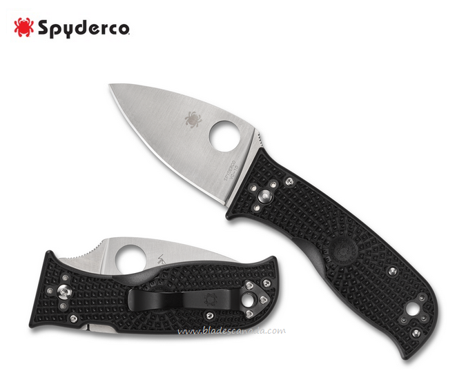 Spyderco Lil Temperance 3 Lightweight Folding Knife, VG10, FRN Black, 69PBK