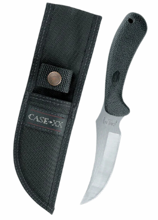 Case Collins Ridgeback Hunter Fixed Blade Knife, Stainless, Black Handle, 00362