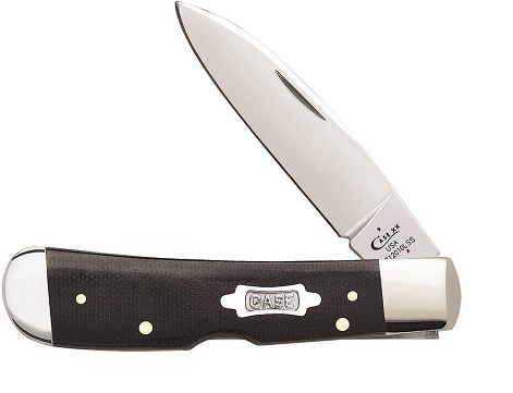 Case Tribal Lock Folding Knife, Micarta Black, 23133