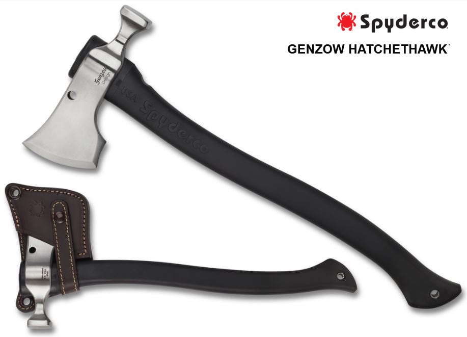 Spyderco Genzow Hatchethawk Axe, 5160 Steel, H02