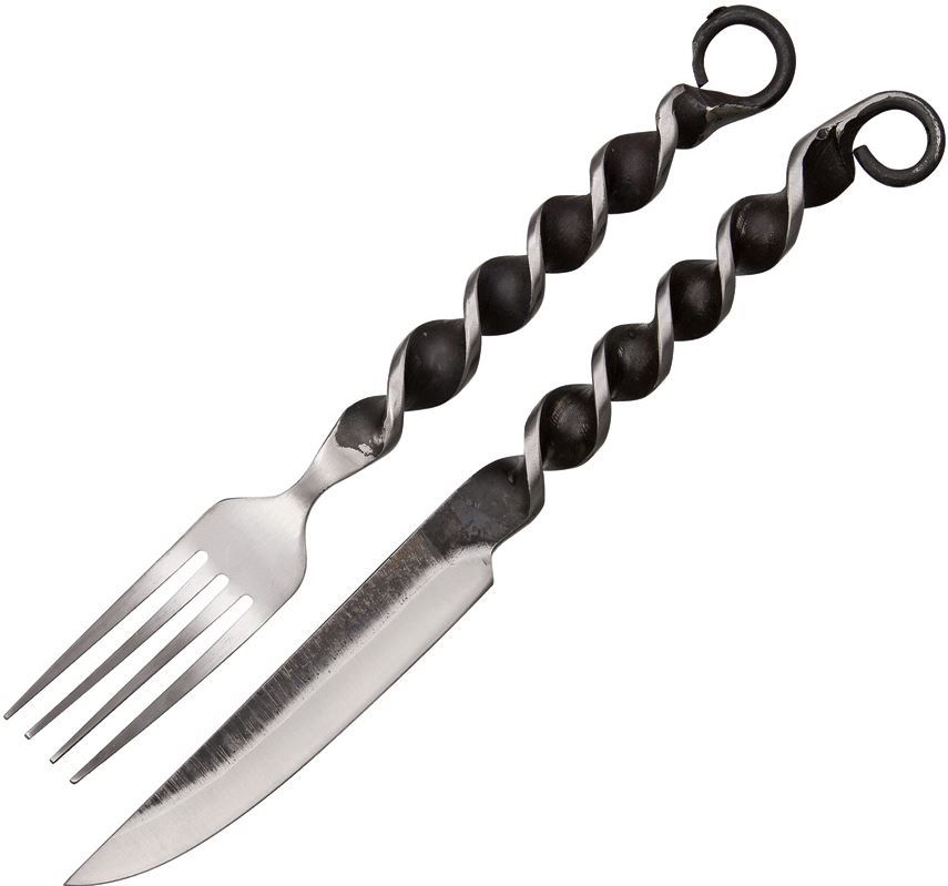 CNM Medieval Style Feasting Fork & Knife Set