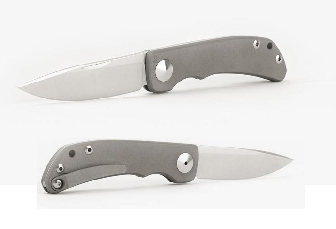 Chris Reeve Impinda Slip Joint Folding Knife, CPM S35VN, Titanium