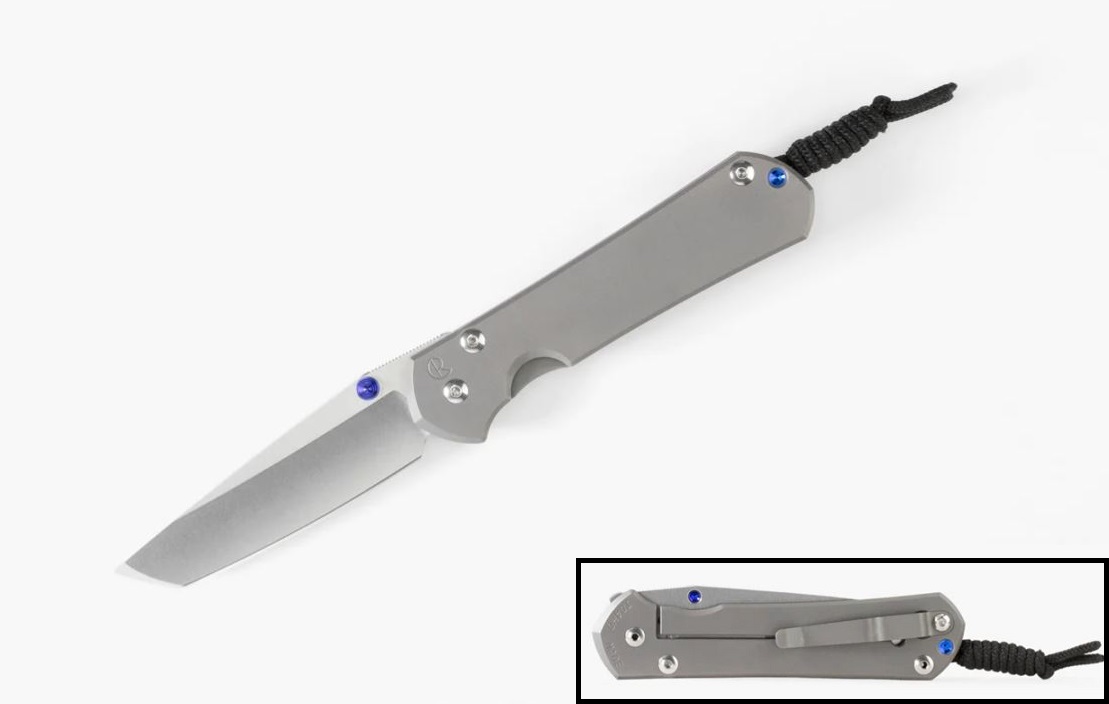 Chris Reeve Small Sebenza 31 Tanto Framelock Folding Knife, MagnaCut