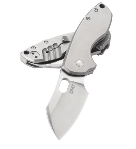 CRKT Pilar Framelock Folding Knife, Stainless Handle, CRKT5311